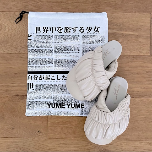 YUME YUME🇳🇱 Beige Tent Slides, IT38 - Picture 11 of 14